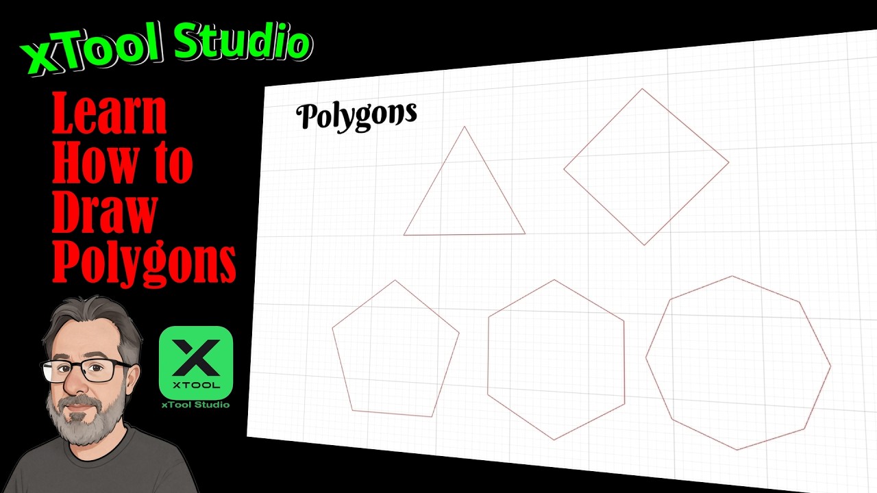 How to Draw Polygons in xTool Studio | Beginner Tutorial - YouTube