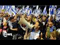 WATCH Massive Anti Government Protest Rocks Tel Aviv Citizens Rally Against Policies AC15 
