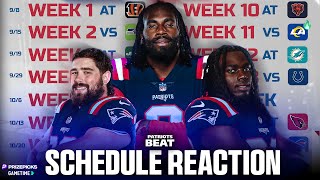LIVE Patriots Beat: Patriots 2024 Schedule Reactions