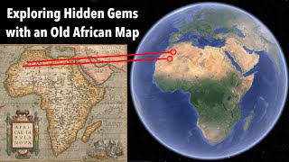 Ancient Mysteries Exploring Google Earth With A 1584 Map Of Africa