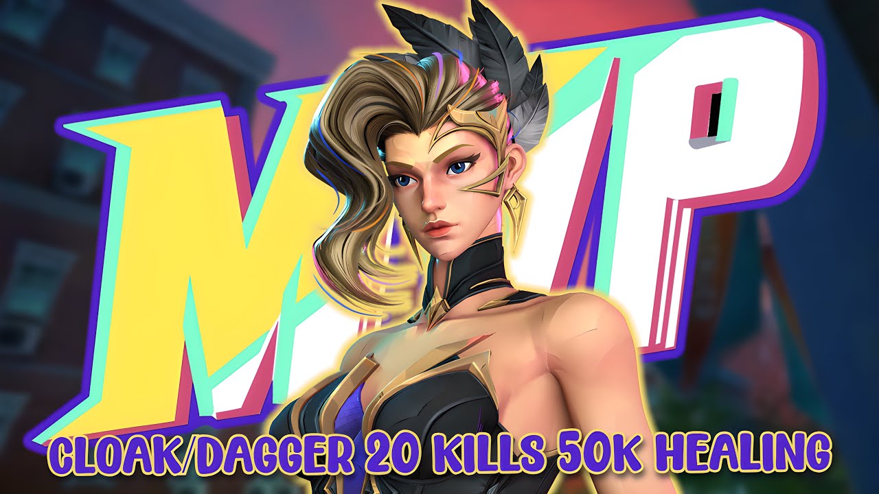 Marvel Rivals CLOAK/DAGGER 20 KILLS 50K HEALING Gameplay in SEASON 6.5 (No Commentary)