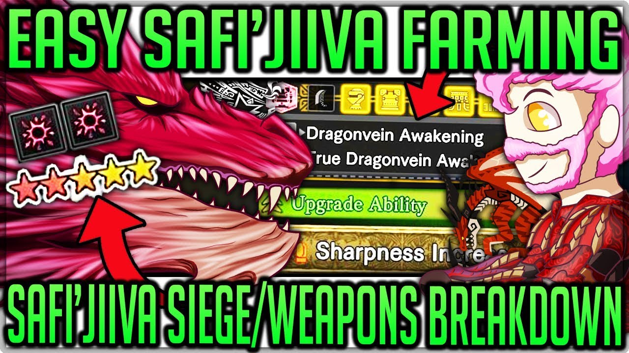 Safi'jiiva Siege Guide + Secrets - All Attacks + Weapon Breakdown - Monster Hunter World Iceborne!