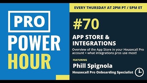 Pro Power Hour: App Store and Integrations