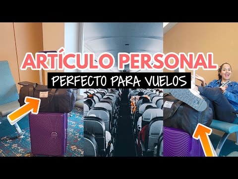 ≫ Qué es el artículo personal para viajar en avión