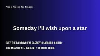 Over the Rainbow (Eva Cassidy) (Harburg, Arlen) - Accompaniment / Backing / Karaoke / Lyrics Track