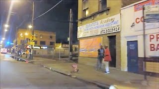 CHICAGO GHETTO AT NIGHT