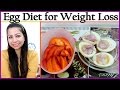 Egg Diet for Easy Weight Loss | How To Lose Weight Fast 3 kg in 4 Days | Fat to Fab Suman Diet Plan