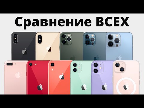 Видео: САМОЕ ПОЛНОЕ сравнение ВСЕХ iPhone! Какой айфон выбрать в 2022 и НЕ ПОЖАЛЕТЬ?