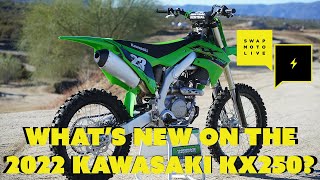 What's NEW On The 2022 Kawasaki KX250? | Bike Breakdown