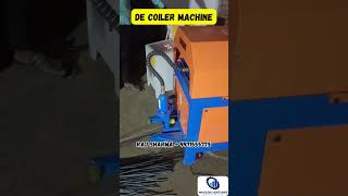 Bar Straightener &amp; Cutter Machine | 4-8mm capacity| De Coiler Machine 9971555775 #decoiler #machine