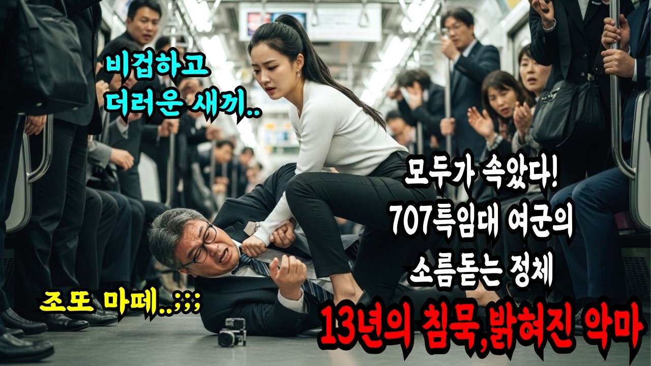 707특임대 여군출신을 우습게 봤다가, 개박살 나는데..