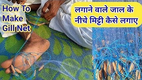 how to tie floater on net | fish 🐟🐟 net making in village | best quality products available