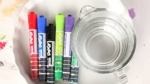 DRY ERASE MARKER EXPERIMENT | KINDERGARTEN | SCIENCE AND FUN | EASY HOME SCIENCE EXPERIMENTS