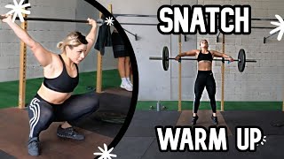 My Snatch Warm Up | 10 minutes of my pre-snatch routine