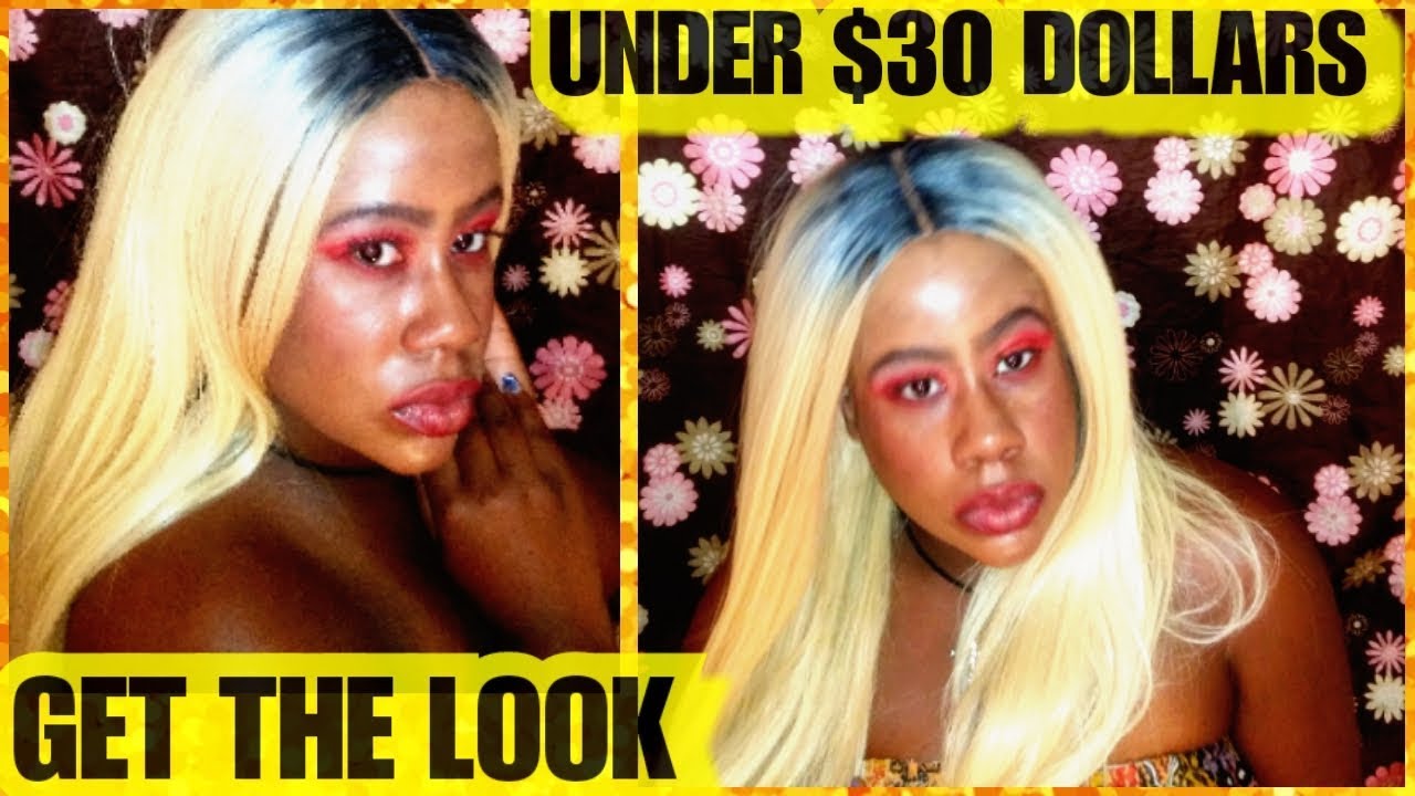 SYNTHETIC 613 HAIR W/ LACE CLOSURE🔥get D@RK ROOT!