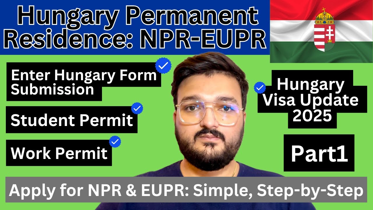 How to Apply for Hungarian PR (NPR & EUPR) | How to Submit Enter Hungary Application Form 2024|Part1