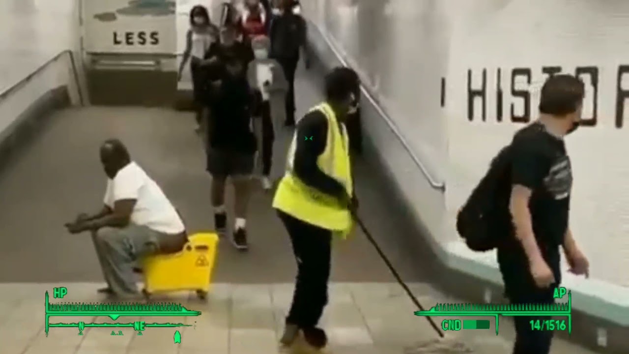 Fallout 3 - Feral Ghoul random encounter in D.C Metro