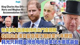 抵英前夜直接被掃地出門！查爾斯收回白金漢宮留宿權打醒哈里，六年親情耗光只剩體面掃地，梅根返英試水徹底崩盤#凱特王妃#威廉王子#哈里#梅根#查爾斯#卡米拉 screenshot 5