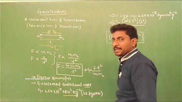 1 PUC - PHYSICS - GRAVITATION - PART 2