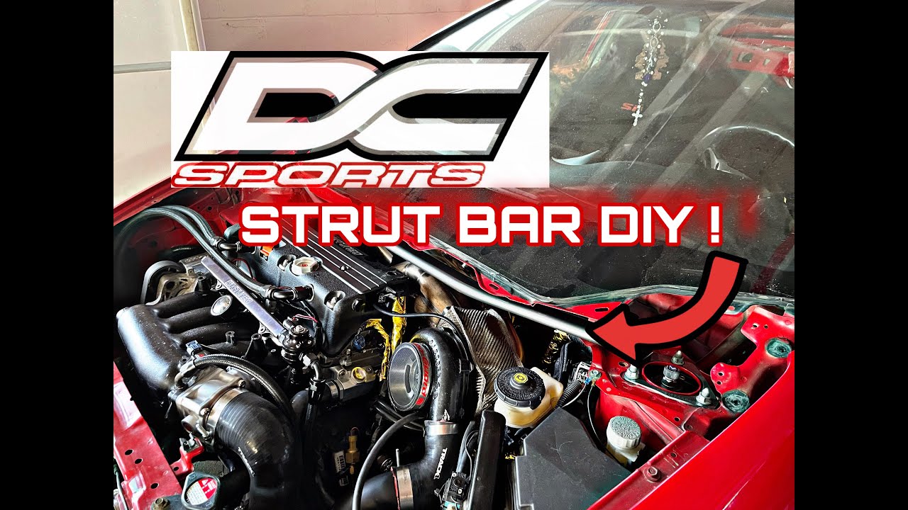 DC SPORT STRUT BAR INSTALLATION ON TURBO 8TH GEN CIVIC SI 0611 (DIY