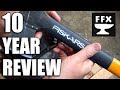 Fiskars Hatchet 10-Year Review! (Should you hate this hatchet?)