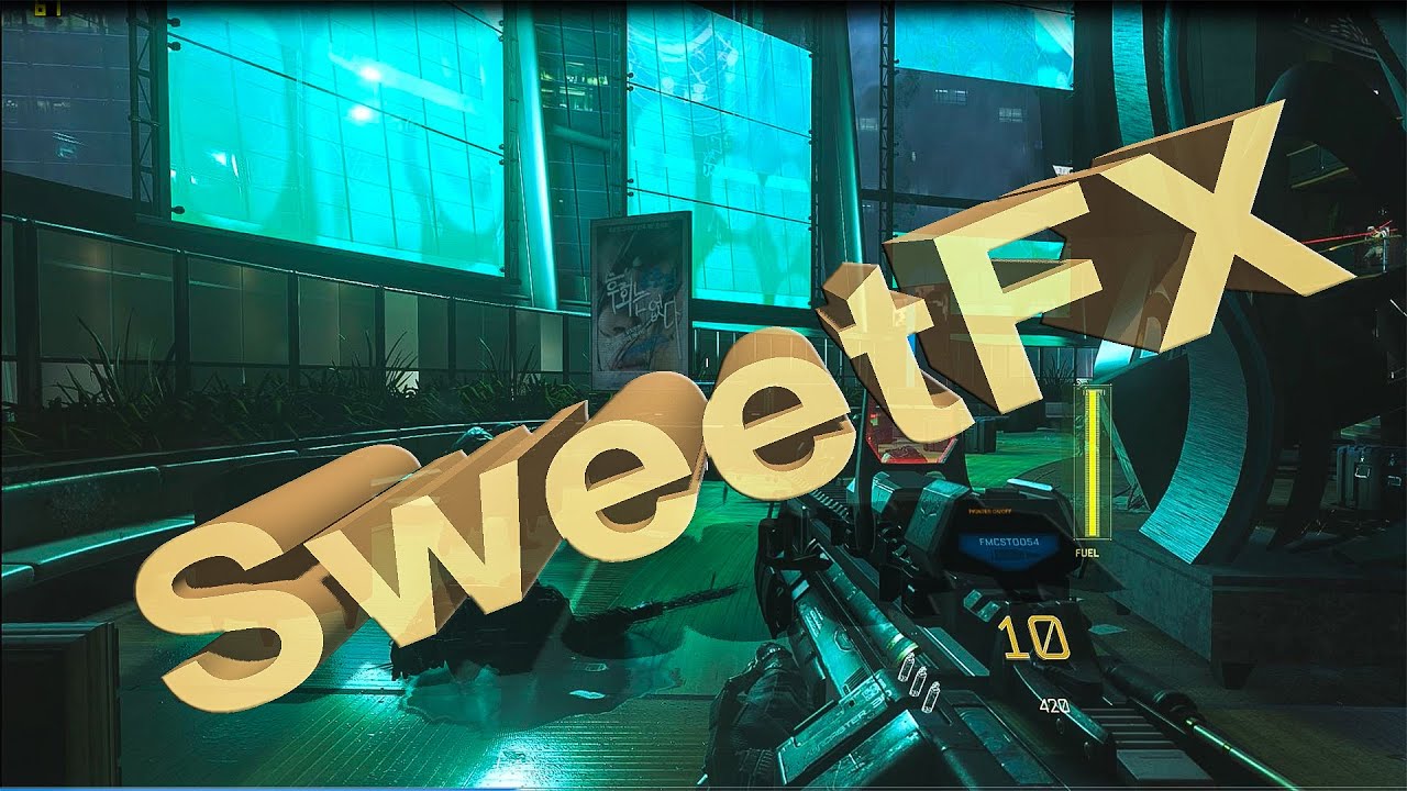 SweetFX enabled in - Call of Duty Advanced Warfare - gameplay PC 60 fps [  Improved graphics mod ] - 