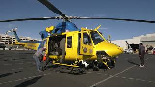 Subaru Bell 412 EPX - Arrival and Shutdown at HAI Heli-Expo