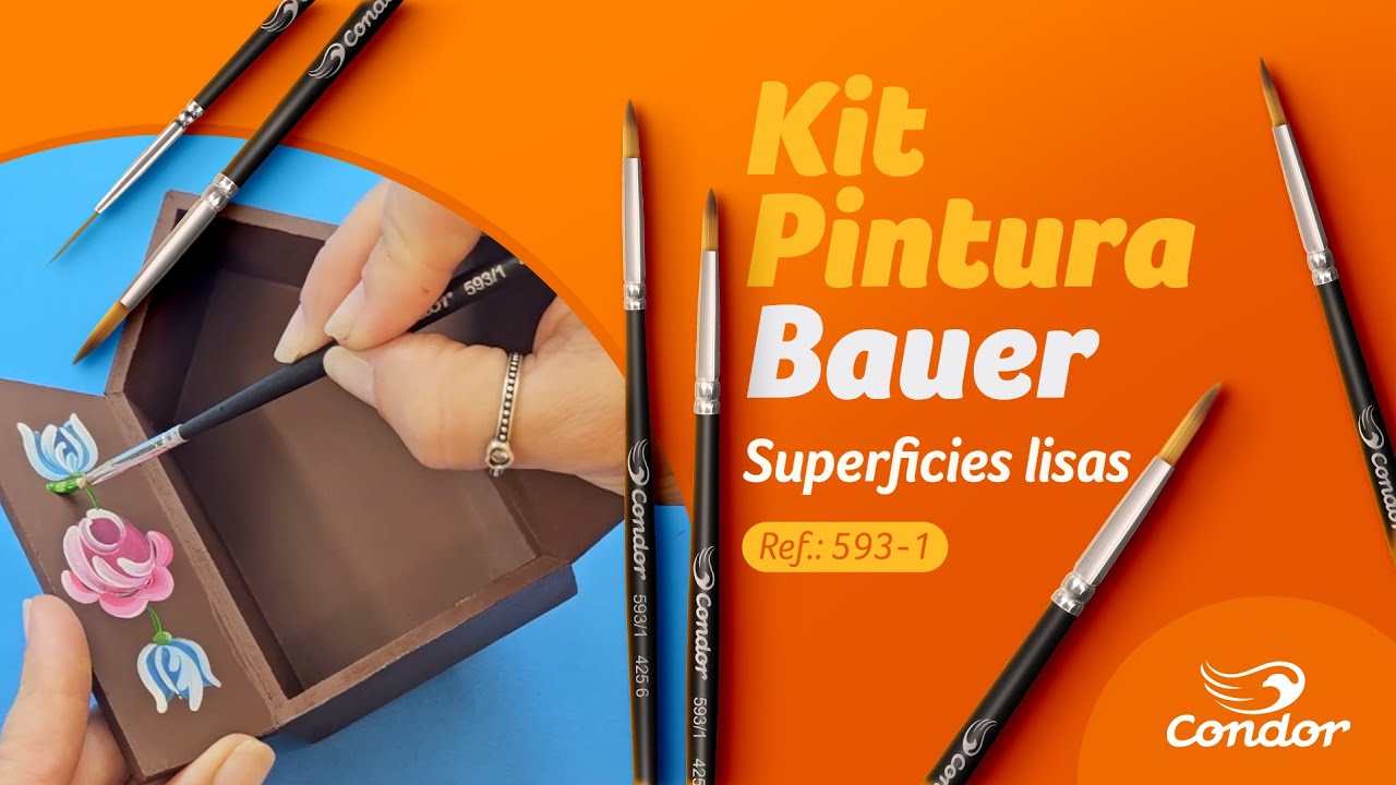 Kit Pintura Bauer - Superfícies Lisas - Ref 593-1