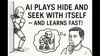 AI Plays Hide and Seek With Itself — And Learns Fast!