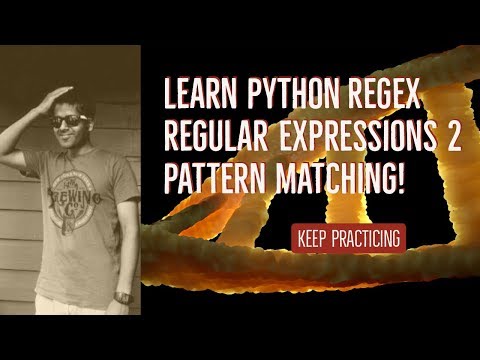 Learn Python Programming 15 - Regular Expressions Part 2 (regex) Bioinformatics Examples too