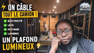 Le plafond lumineux change tout dans notre camion !