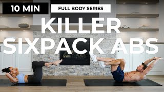 10 Minute KILLER SIXPACK ABS (No Equipment) | FULL BODY Series 02 by TIFF x DAN 50,106 views 2 weeks ago 10 minutes, 40 seconds