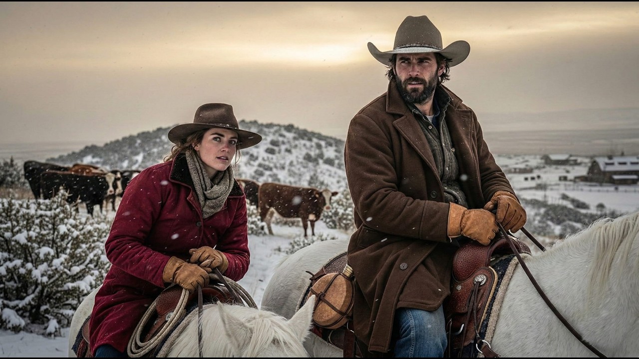 Cojeaba por la nieve para salvar su ganado congelado — ella cabalgó y lo ayudó a reunirlo.