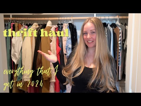 everything that I thrifted in 2024