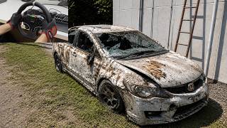Rebuilding a Abandoned Honda Civic Type R FD2 - Forza Horizon 6 | Steering Wheel Gameplay