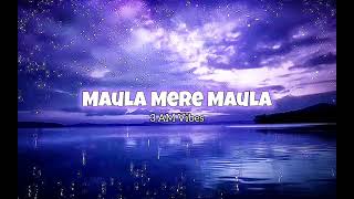 Maula Mere Maula (Slowed + Reverb) - Roop Kumar Rathod | Aankhein Teri Kitni Haseen 🤌 | 3AM Vibes