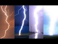 CLOSE LIGHTNING STRIKES in Slow Motion & Anvil Crawler Lightning 2000 fps