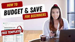 How to Budget your Money and Save for Beginners Using Google Sheet | Free Monthly Budgeting Plan