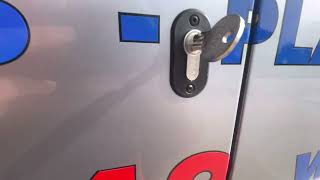 Deadlocks fitted to Fiat Ducato / Citroen Relay /  Peugeot Boxer