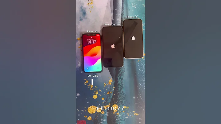 Boot Test iPhone Xr VS iPhone Xs Max VS iPhone 11 #shorts