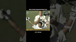 When Sachin became the highest run scorer in test cricket 🏏 #youtubeshorts #cricket #viral