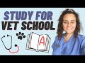 How to Study for Vet School | study tips