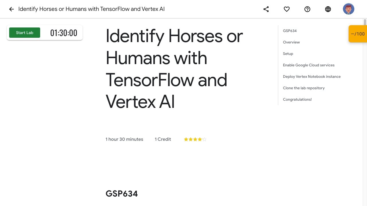 Identify Horses or Humans with TensorFlow and Vertex AI GSP634 - YouTube