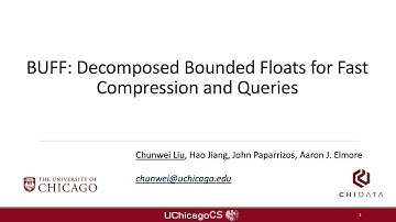 BUFF: Decomposed Bounded Floats for Fast Compression and Queries [VLDB 2021]