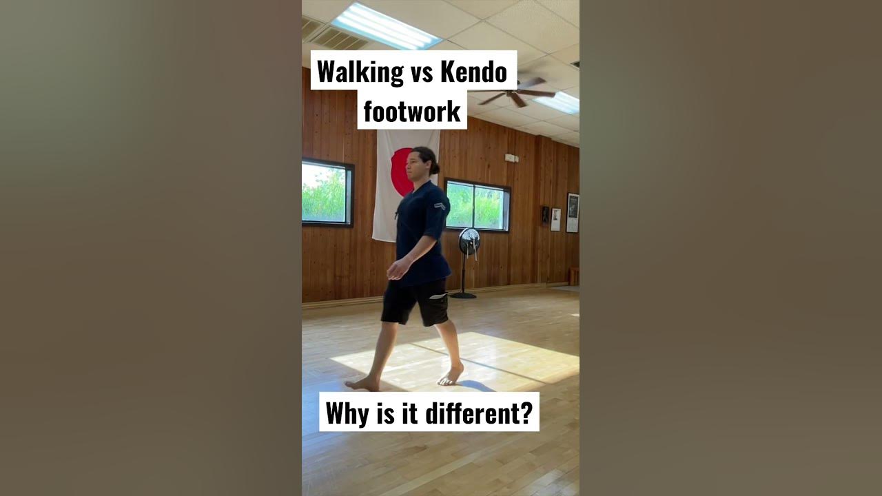 Kendo footwork and walking. #kendo #剣道 #shorts