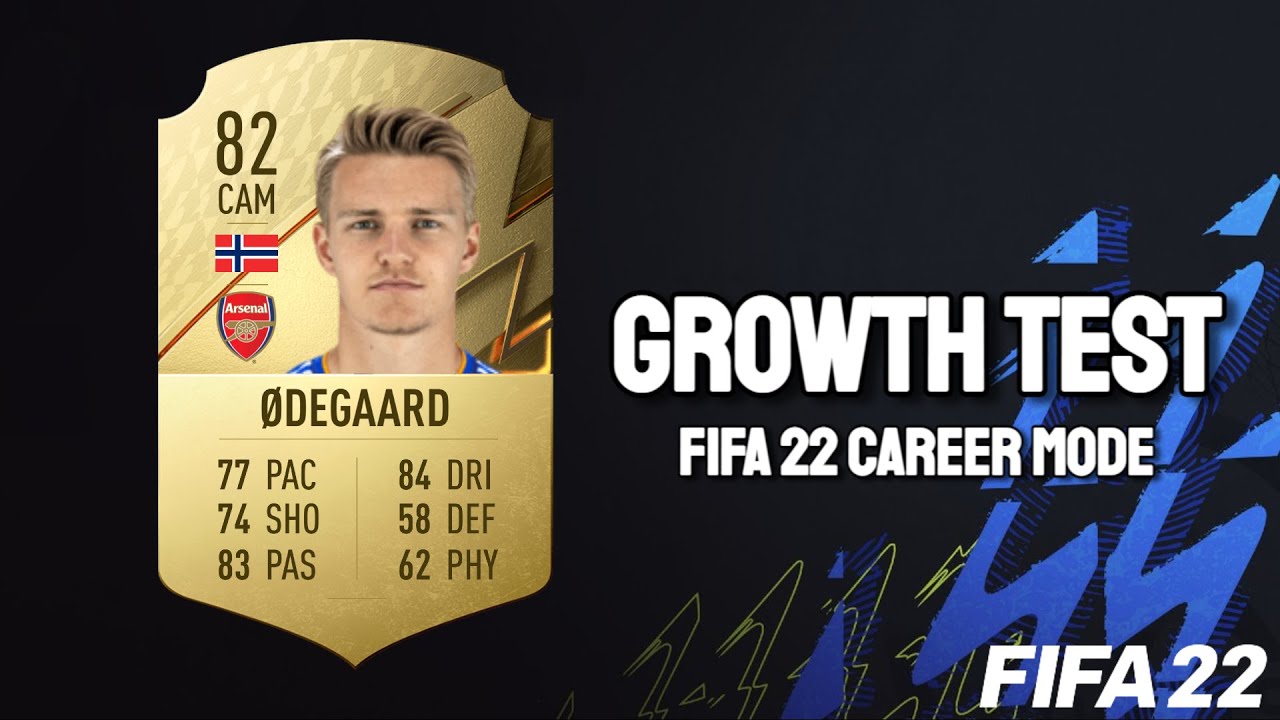 Martin Odegaard Growth Test! FIFA 22 Career Mode