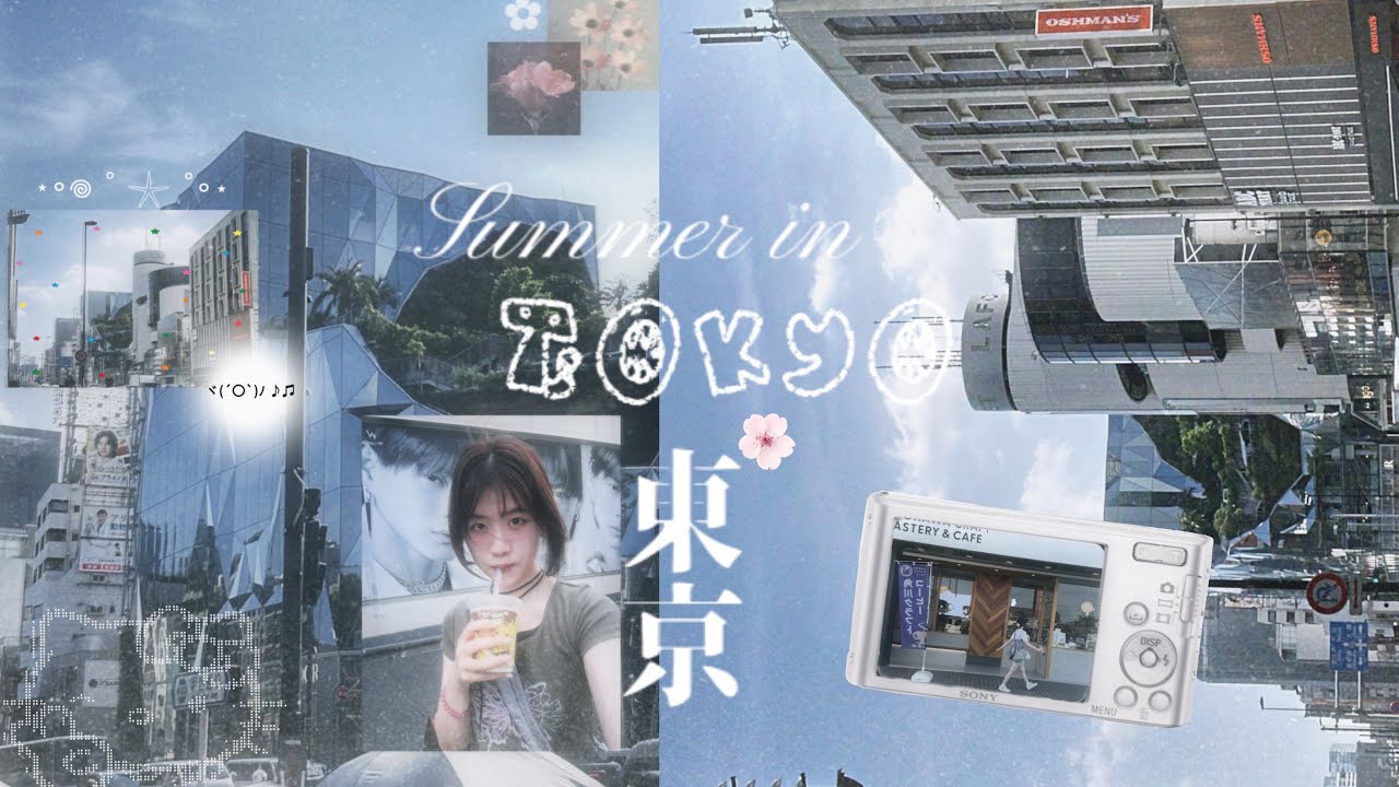 summer in tokyo｜exploring tokyo, lots of eating, gashapon, album unboxing & brandy melville