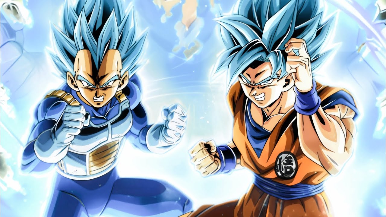 Dokkan Battle: Goku SSJ Blue & Vegeta SSJ Blue Agl LR OST (Active Skill ...