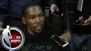 [FULL] Kevin Durant on Warriors' trip to Washington without White House visit | NBA on ESPN