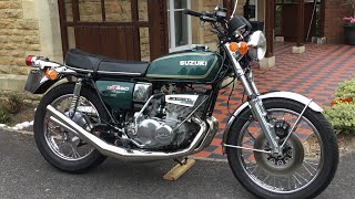 SUZUKI GT 550A, VERY RARE AND LOUD! - YouTube